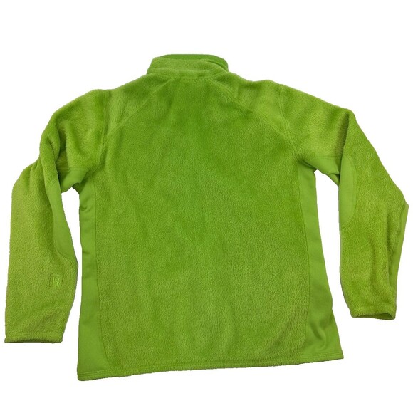 Patagonia R2 Fleece Jacket Bright Neon Green Full Zip Polartec Womens Medium - Picture 8 of 13